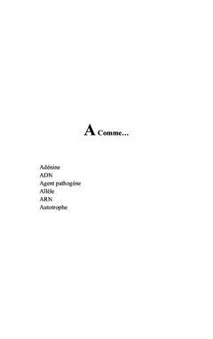 Le dictionnaire des SVT