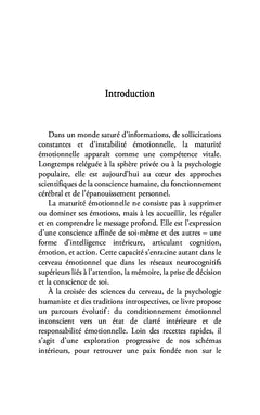 Maturité émotionnelle
