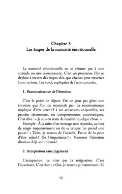 Maturité émotionnelle
