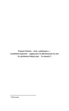 Dictionnaire français/français - Dictionnaire de la langue française démantelée