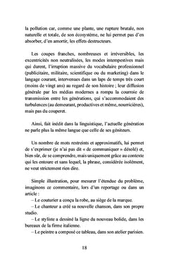 Dictionnaire français/français - Dictionnaire de la langue française démantelée
