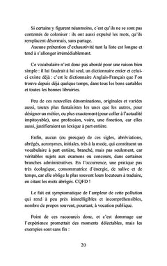 Dictionnaire français/français - Dictionnaire de la langue française démantelée