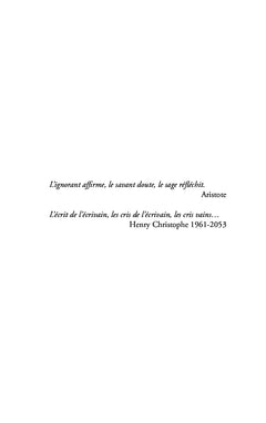 La vie s'écoule...