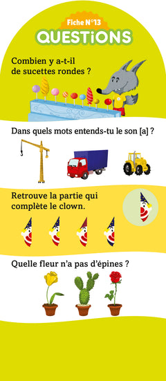 Les Incollables - 180 quiz pour réviser - De la GS au CP - 5/6 ans