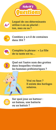 Les Incollables - 300 quiz pour réviser - Du CE1 au CE2 - 7/8 ans