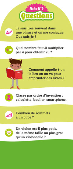 Les Incollables - 300 quiz pour réviser - Du CE1 au CE2 - 7/8 ans