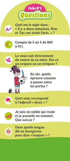 Les Incollables - 350 quiz pour réviser - Du CE2 au CM1 - 8/9 ans