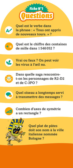 Les Incollables - 350 quiz pour réviser - Du CM1 au CM2 - 9/10 ans