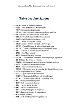 Abdelaziz Bouteflika - Dialogues d'outre-tombe, tome I
