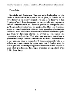Veux-tu vraiment la femme de tes rêves... Ou juste continuer à fantasmer ?