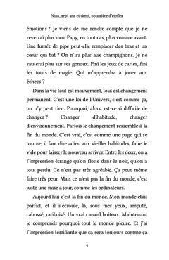 Nina, sept ans et demi, poussière d'étoiles