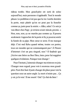 Nina, sept ans et demi, poussière d'étoiles