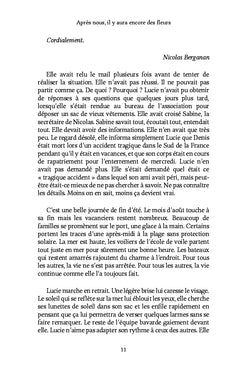 Après nous, il y aura encore des fleurs