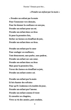 Parents ? Demain peut-être...