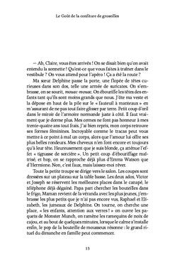 Le Goût de la confiture de groseilles
