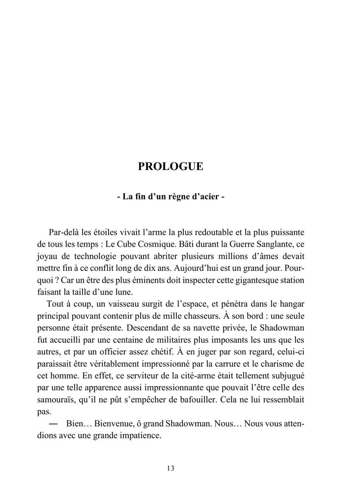 Dynastie - Tome 1 : Le Shadowman