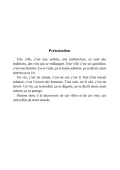 Une Ville, un Vin