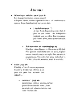 Quelles sont les nouvelles ?