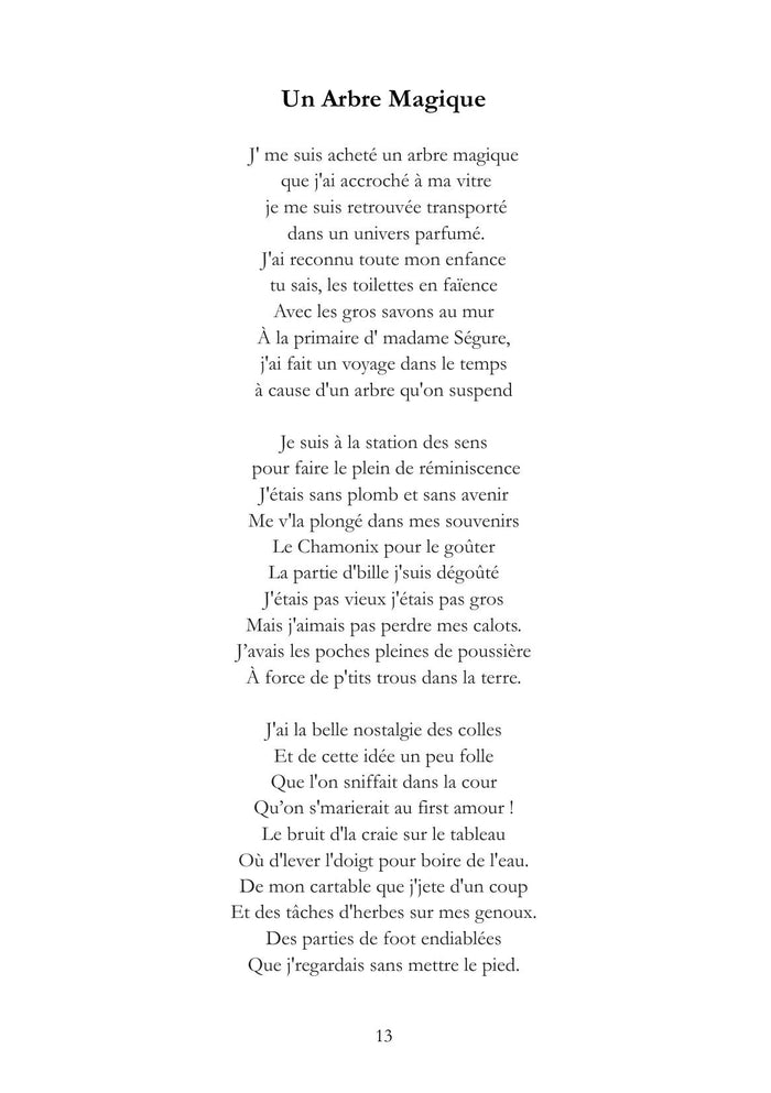 Rimes - Restes intimes de merveilleuses émotions soudaines