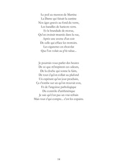 Rimes - Restes intimes de merveilleuses émotions soudaines