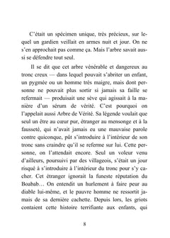 Le Boabab et le mendiant