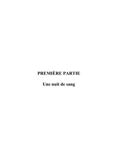 Du sang sur la blanche