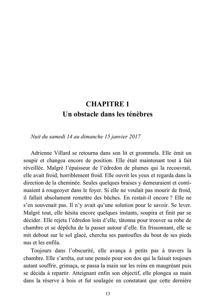 Du sang sur la blanche