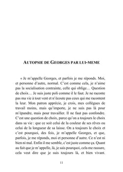 Autopsie de Georges par lui-même