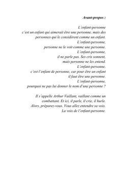 L'enfant-personne