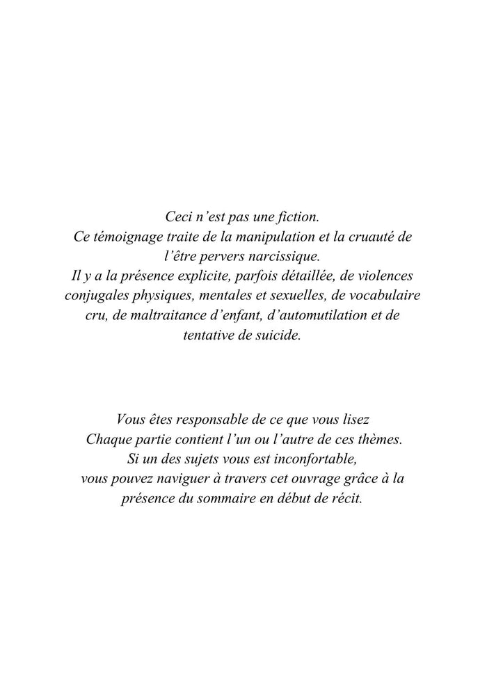 Et pourtant... je lui demandais pardon !