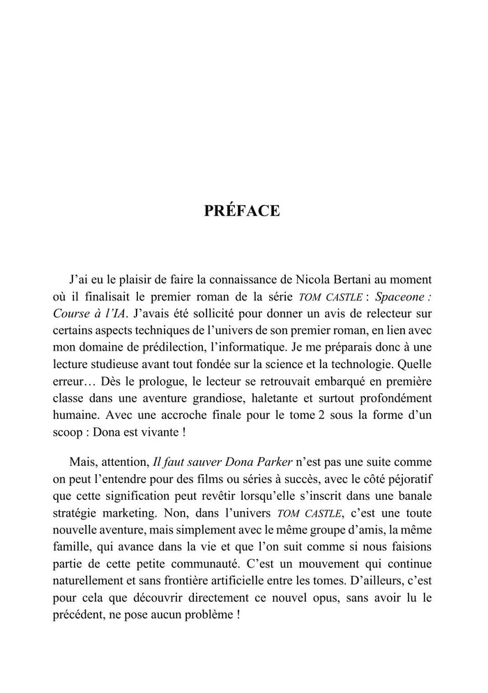 TomCASTLE - Il faut sauver Dona Parker - Tome II