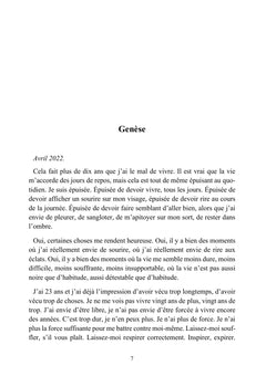 La tristesse des mots