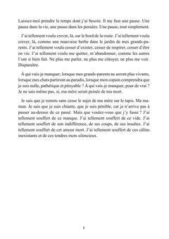 La tristesse des mots