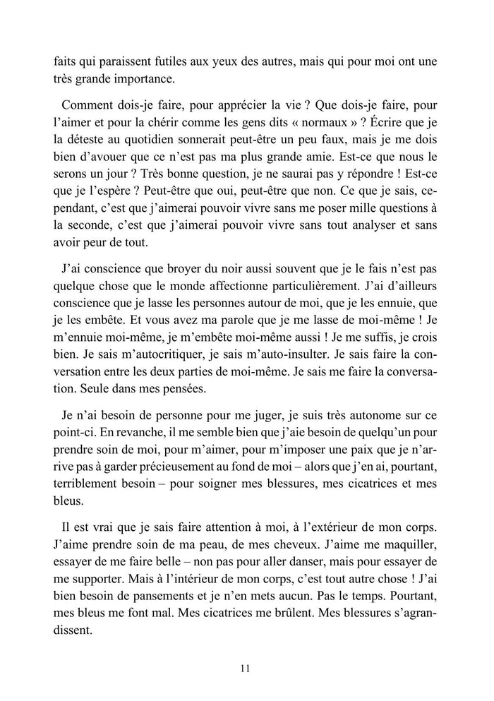 La tristesse des mots