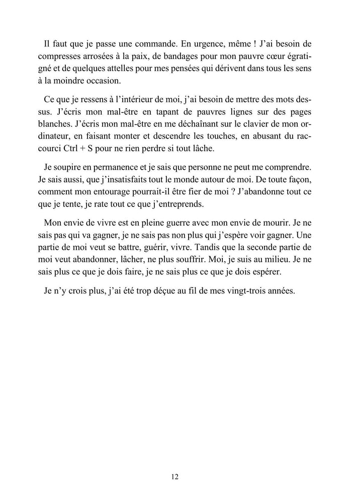 La tristesse des mots