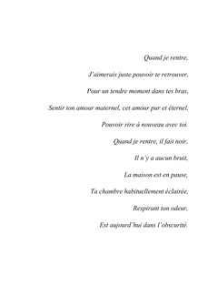 Le combat de maman
