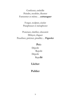 Juste avant l'envol