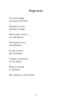 Ton corps à l'orée d'un silence