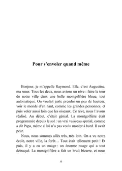 Raymond et Augustine, Montgolfière sans ballon