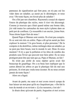 Raymond et Augustine, Fugue écologique