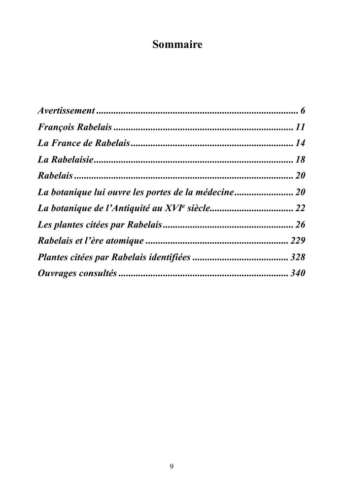 Rabelais lettré en botanique