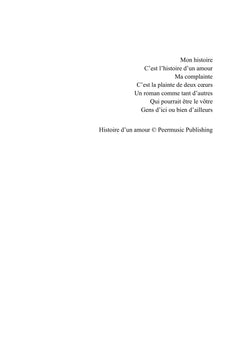 Une histoire d'amour.