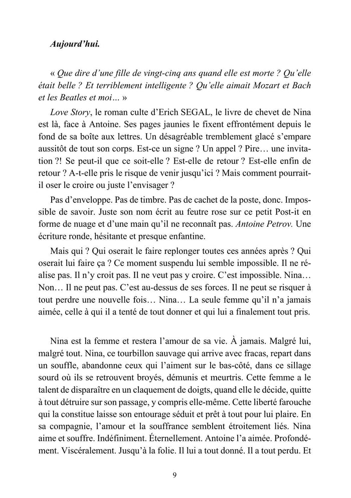 Une histoire d'amour.