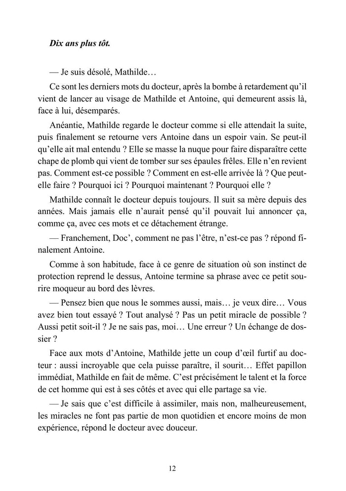 Une histoire d'amour.