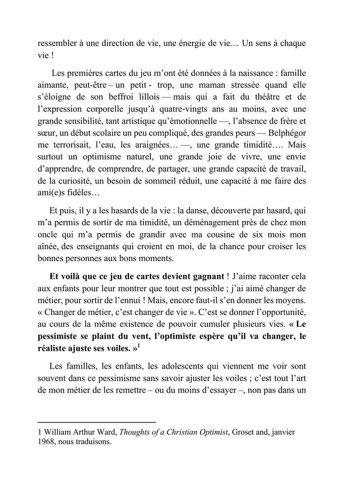 Pour aller de l'inquiétude à la quiétude