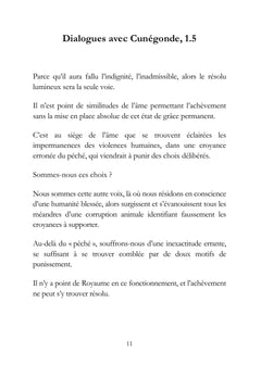 Dialogues avec Cunégonde