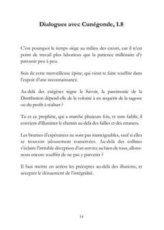 Dialogues avec Cunégonde
