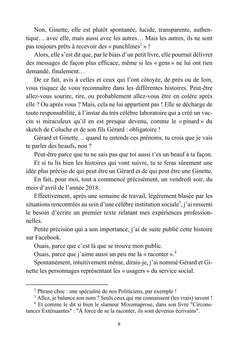 Je suis Ginette, tu es Gérard
