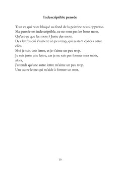 Les mémoires secrètes, ou reflet d'une âme discrète