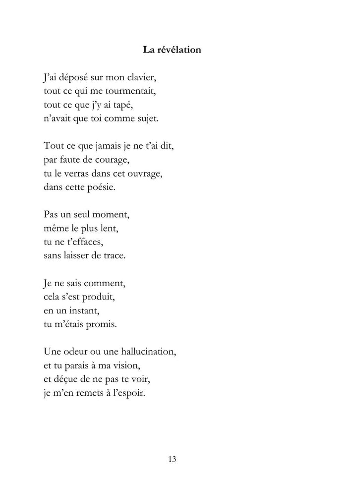 Les mémoires secrètes, ou reflet d'une âme discrète